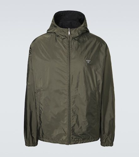 Re-Nylon reversible leather-trimmed jacket - Prada - Modalova