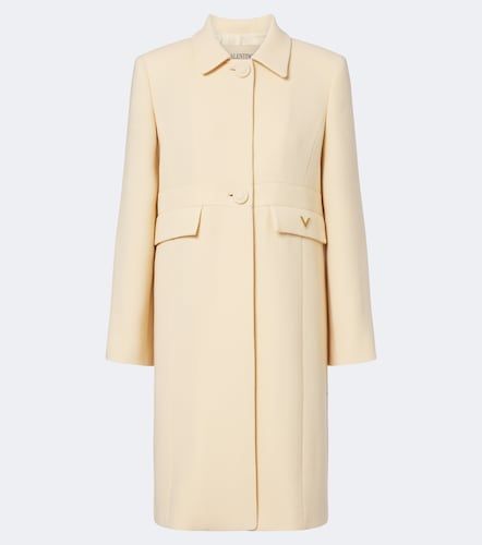 VGold virgin wool crepe coat - Valentino Garavani - Modalova