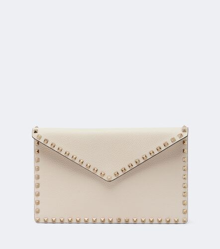 Rockstud Large leather pouch - Valentino Garavani - Modalova
