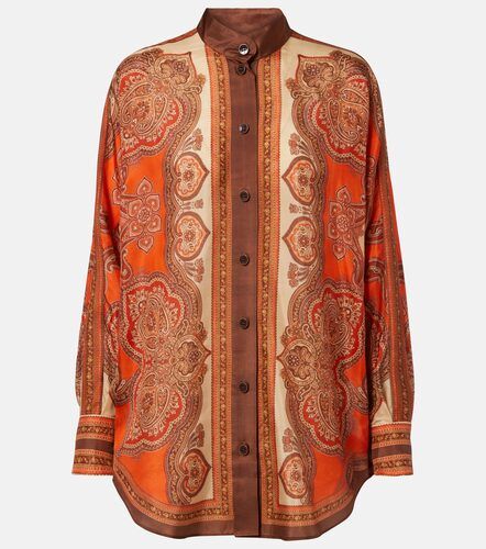 Camisa Mahon de seda con paisley - Zimmermann - Modalova