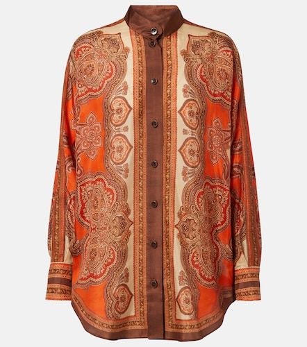 Camisa Mahon de seda con paisley - Zimmermann - Modalova