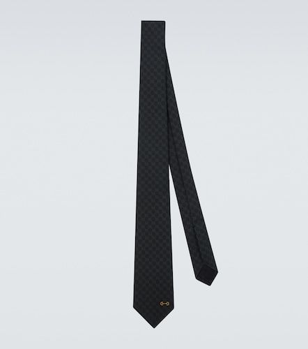 Corbata de jacquard de seda con GG - Gucci - Modalova