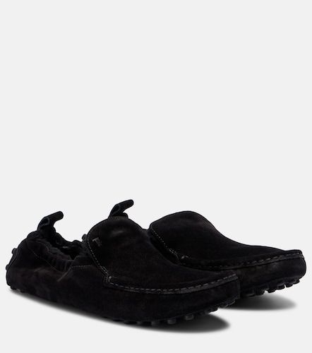 Mocassini Gommino in suede con shearling - Tod's - Modalova