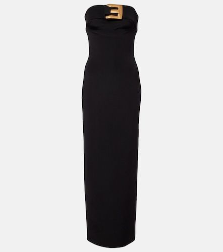 Vestido de fiesta de jersey con cinturón - Balmain - Modalova