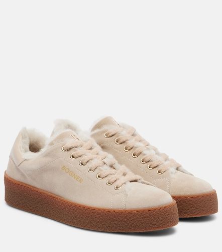 Lucerne shearling-lined suede sneakers - Bogner - Modalova