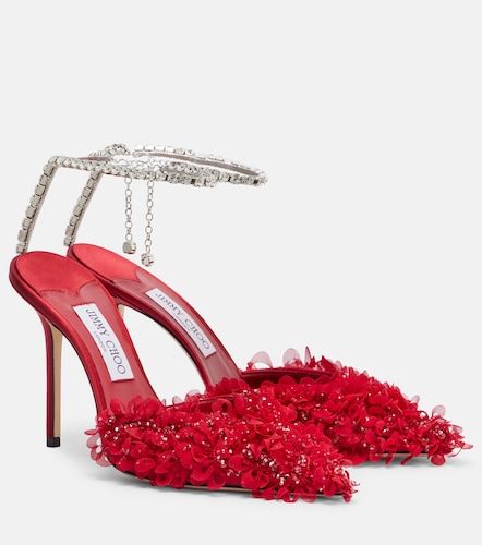 Saeda 100 embellished mesh pumps - Jimmy Choo - Modalova