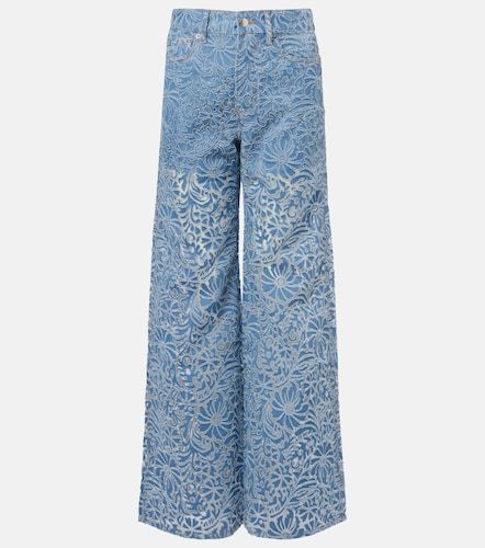 Jeans anchos Taylor florales - Veronica Beard - Modalova