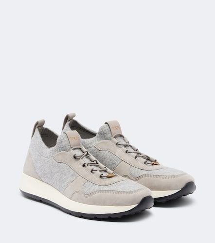 Sneakers Runner mit Veloursleder - Tod's - Modalova