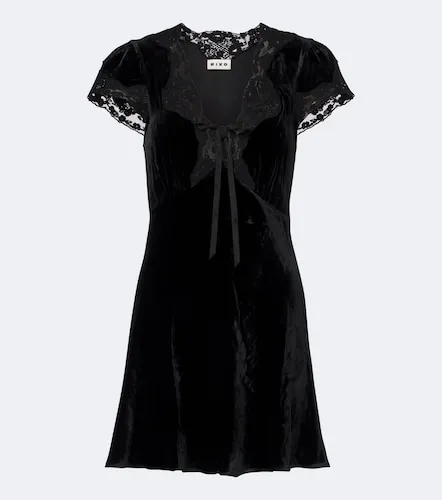 Minikleid Lacie aus Samt mit Spitze - Rixo - Modalova