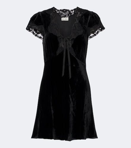 Minikleid Lacie aus Samt mit Spitze - Rixo - Modalova