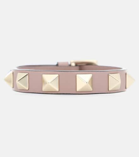 Rockstud leather bracelet - Valentino Garavani - Modalova