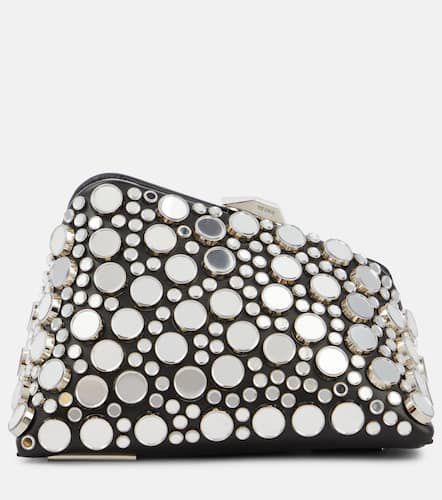 Clutch Midnight Mini in pelle con borchie - The Attico - Modalova