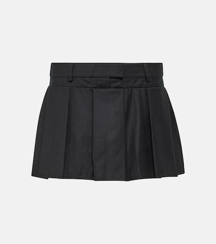 Myca pleated wool miniskirt - Aya Muse - Modalova