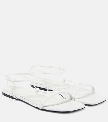 Toteme Croc-effect leather sandals - Toteme - Modalova