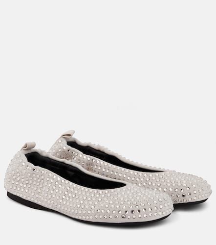 Embellished suede ballet flats - JW Anderson - Modalova