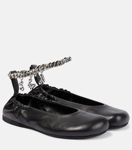 Charm leather ballet flats - JW Anderson - Modalova