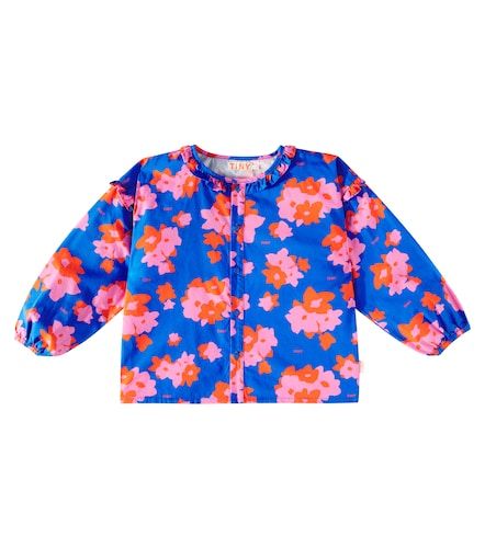 Blusa Flowers de popelín de algodón - Tinycottons - Modalova