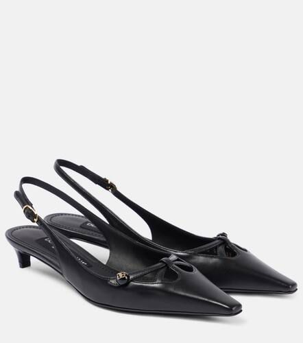 Leather slingback pumps - Dolce&Gabbana - Modalova