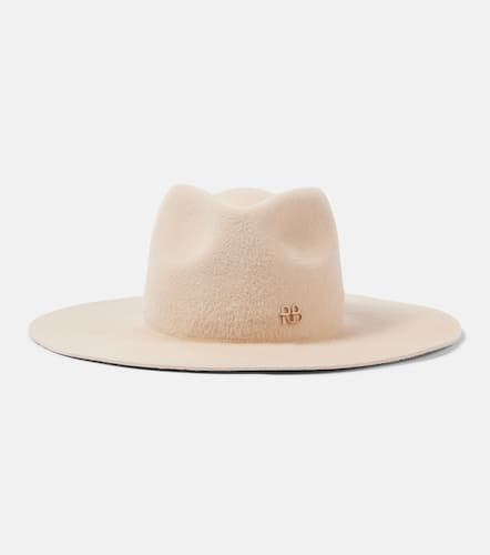 Embellished shearling fedora - Ruslan Baginskiy - Modalova