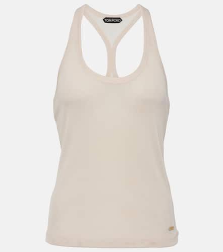 Tom Ford CrÃªpe jersey tank top - Tom Ford - Modalova