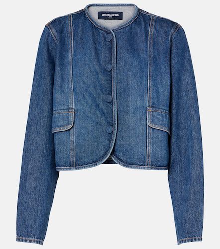 Cordell cropped denim jacket - Veronica Beard - Modalova