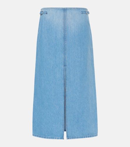 Morelos cotton and linen midi skirt - Gabriela Hearst - Modalova