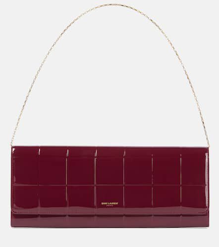 Bolso al hombro de charol grabado - Saint Laurent - Modalova