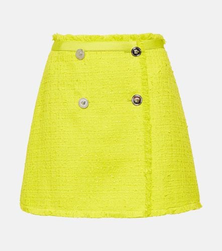 Versace BouclÃ© tweed miniskirt - Versace - Modalova