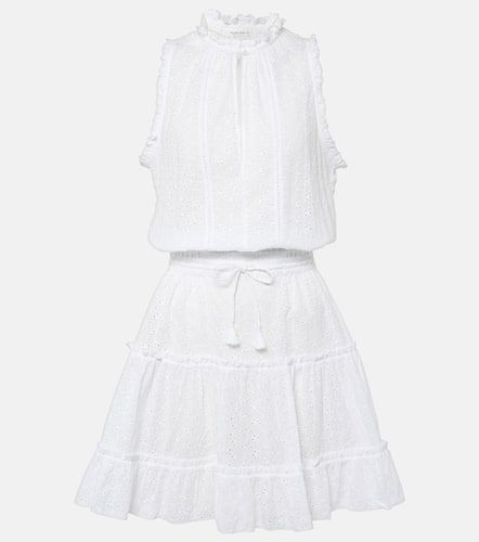 Vestido corto Clara de algodón a capas - Poupette St Barth - Modalova