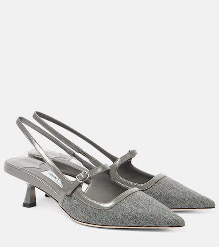 Didi 45 flannel slingback pumps - Jimmy Choo - Modalova