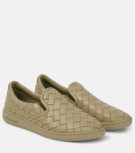 Sawyer leather slip-on sneakers - Bottega Veneta - Modalova