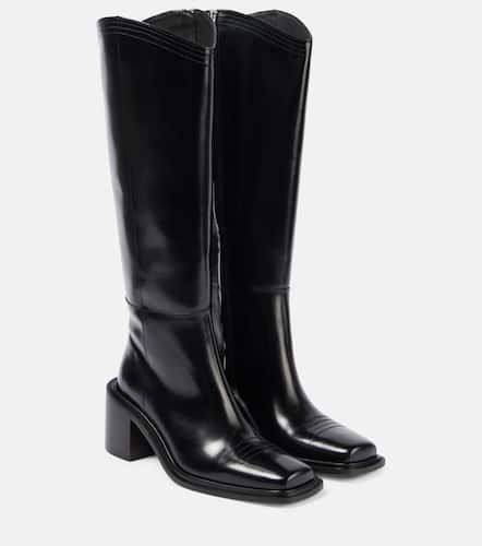 Samanta 70 polished leather knee-high boots - Souliers Martinez - Modalova