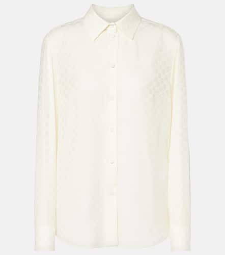 Gucci GG silk crÃªpe shirt - Gucci - Modalova