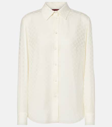 Gucci GG silk crÃªpe shirt - Gucci - Modalova