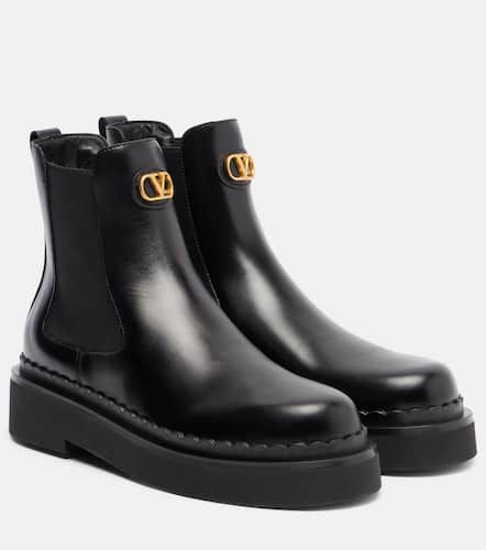 VLogo Signature leather ankle boots - Valentino Garavani - Modalova