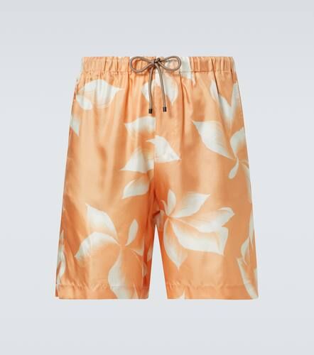 Bedruckte Shorts aus Seide - Dries Van Noten - Modalova