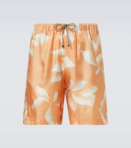 Short imprimé en soie - Dries Van Noten - Modalova