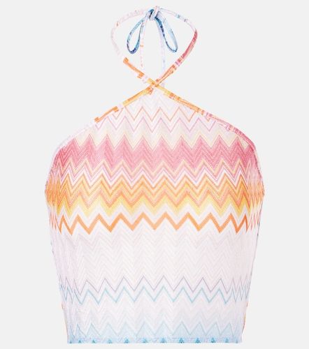 Missoni Crop top de lamé en zigzag - Missoni - Modalova