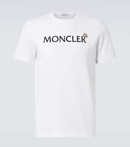 Moncler Logo cotton jersey T-shirt - Moncler - Modalova