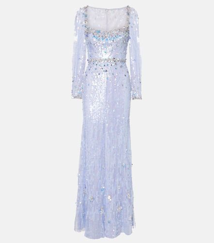 Abito lungo Kestra con paillettes - Jenny Packham - Modalova