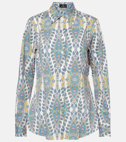 Etro Printed cotton-blend shirt - Etro - Modalova