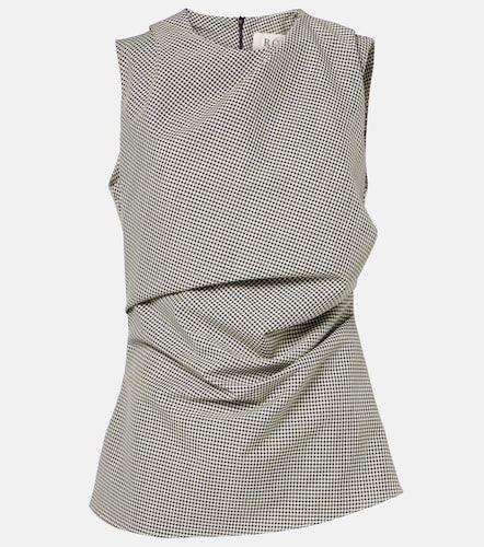 Róhe Top in misto lana a quadri - Rohe - Modalova