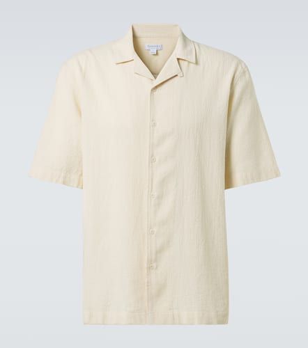 Checked cotton bowling shirt - Sunspel - Modalova