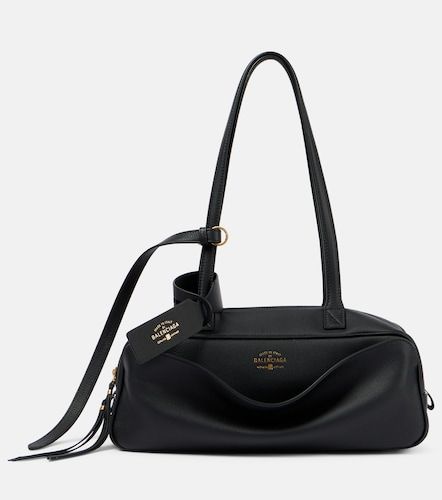 Carrie Small leather bowling bag - Balenciaga - Modalova