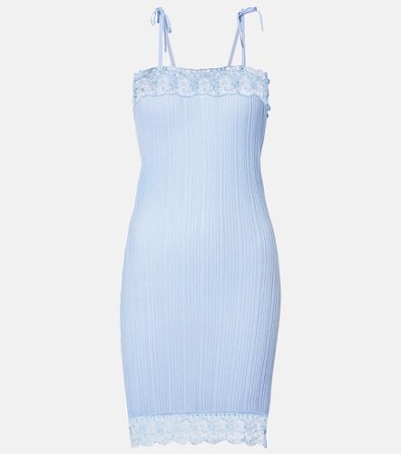 Chloé Abito corto in lana con pizzo - Chloe - Modalova