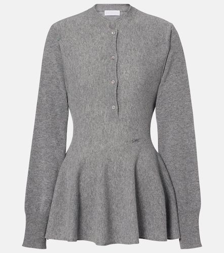 Peplum virgin wool top - Stella McCartney - Modalova