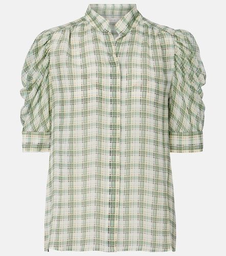 Frame Gillian checked silk blouse - Frame - Modalova