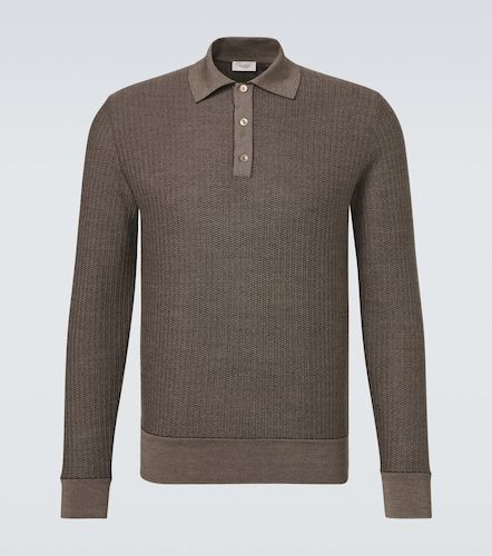 Agnona Pullover polo in lana e seta - Agnona - Modalova