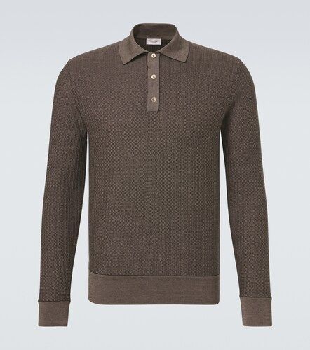 Agnona Wool and silk polo sweater - Agnona - Modalova