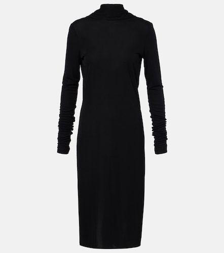 Vestido midi de jersey drapeado - Toteme - Modalova